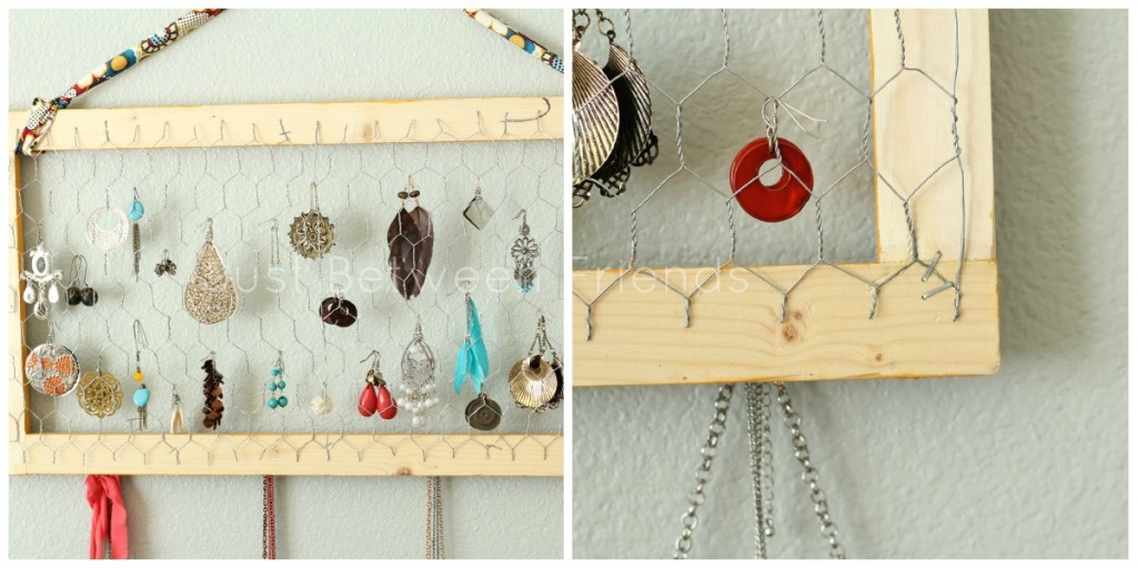 DIY Jewelry Holder, Creating a fun and easy jewelry holder.