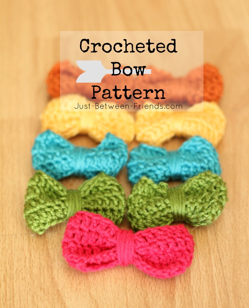 crocheted bow pattern