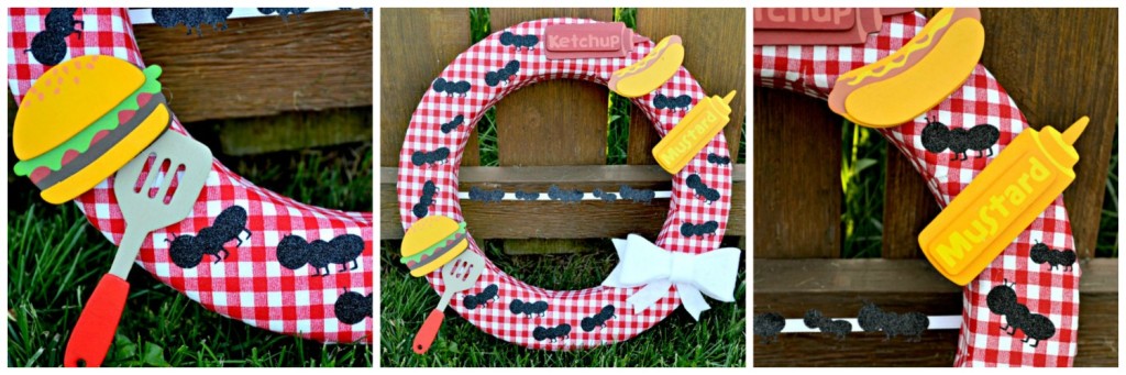 Picnic Wreath Collage