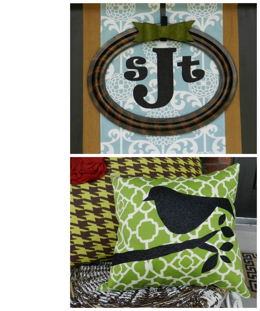monogram and pillow collage 2